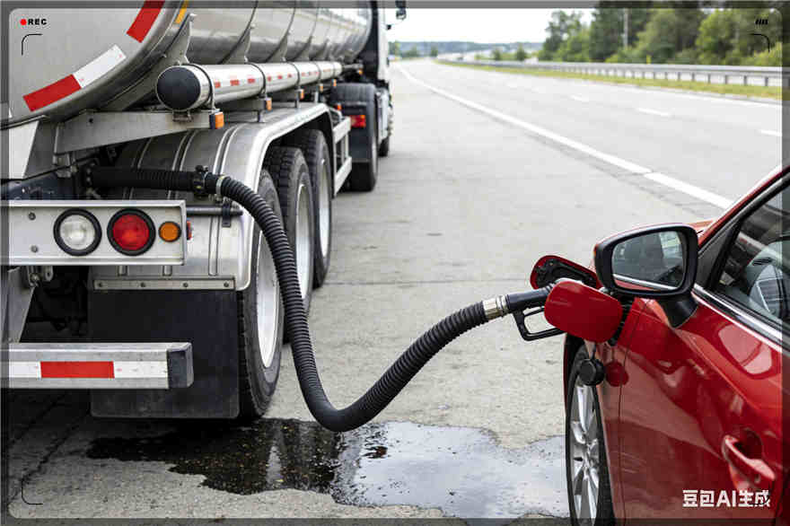 蠡县汽车救援送水案例